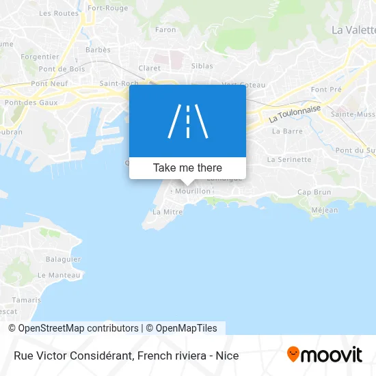 Rue Victor Considérant map