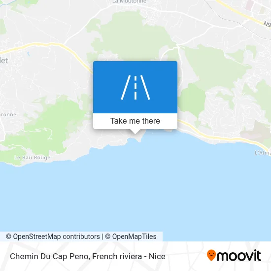 Chemin Du Cap Peno map