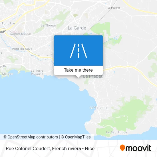 Mapa Rue Colonel Coudert