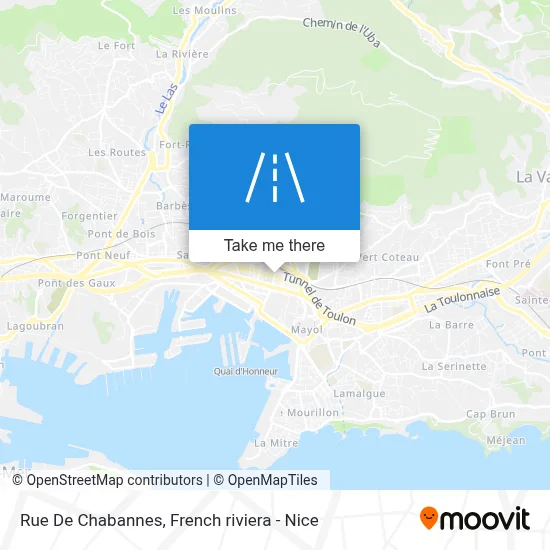 Mapa Rue De Chabannes