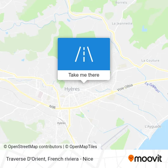 Traverse D'Orient map