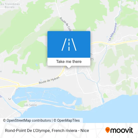 Rond-Point De L'Olympe map