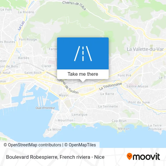 Boulevard Robespierre map