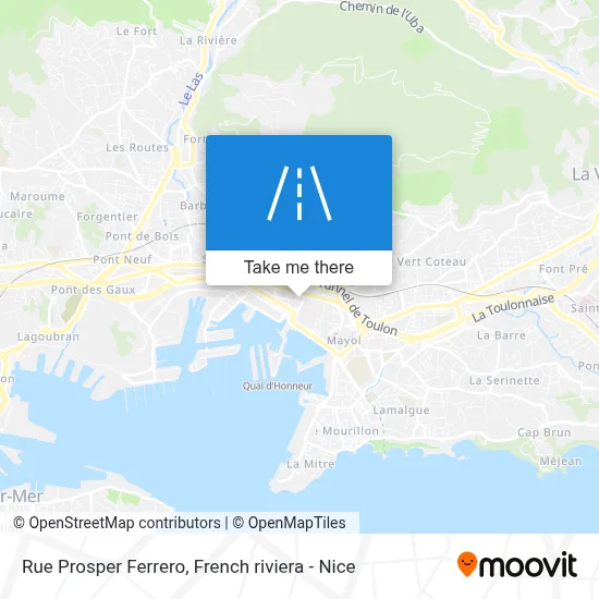 Rue Prosper Ferrero map