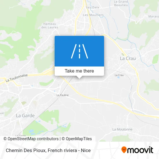 Chemin Des Pioux map