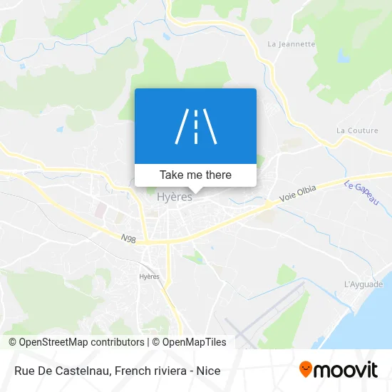 Rue De Castelnau map