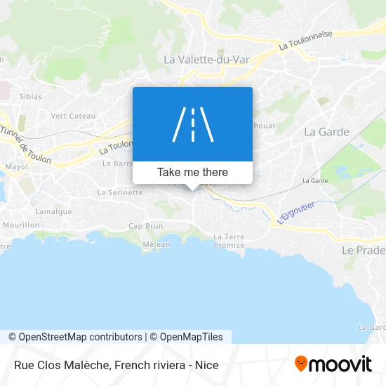 Rue Clos Malèche map