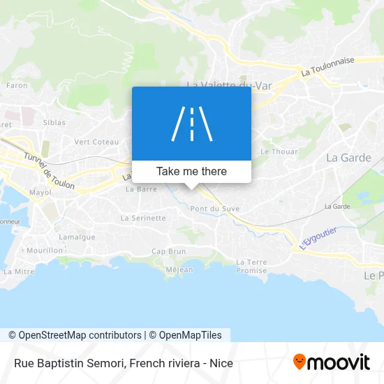 Rue Baptistin Semori map