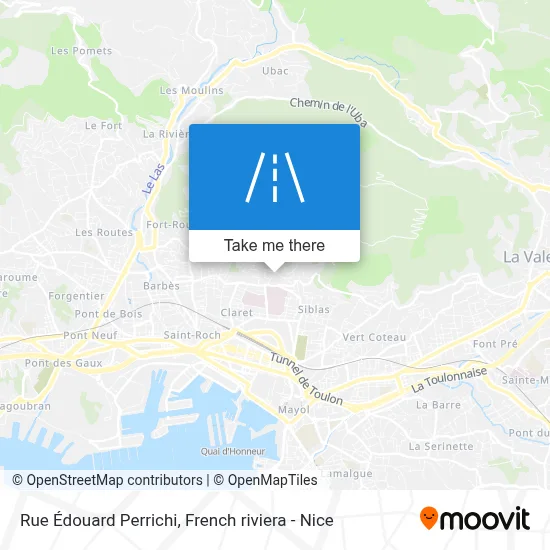 Rue Édouard Perrichi map