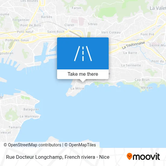 Rue Docteur Longchamp map