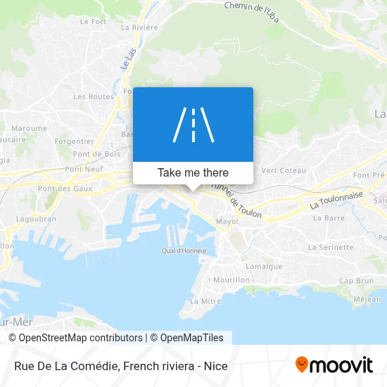 Rue De La Comédie map