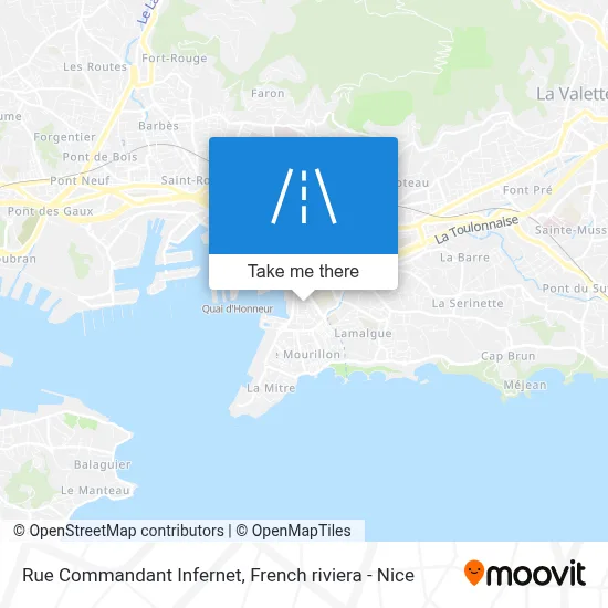 Mapa Rue Commandant Infernet