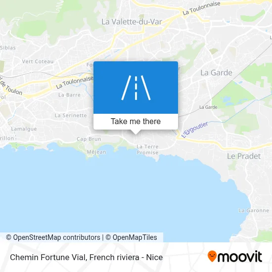 Chemin Fortune Vial map