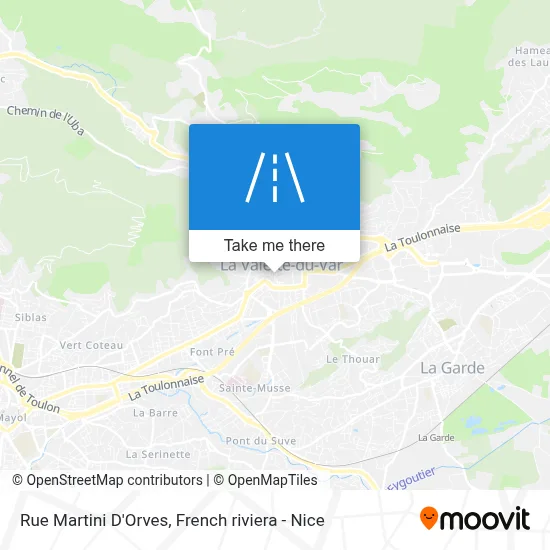 Rue Martini D'Orves map