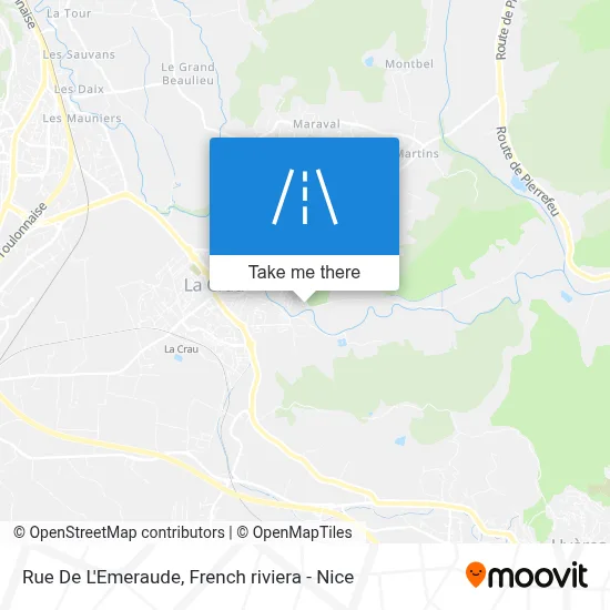 Rue De L'Emeraude map