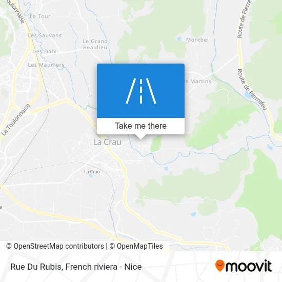 Rue Du Rubis map