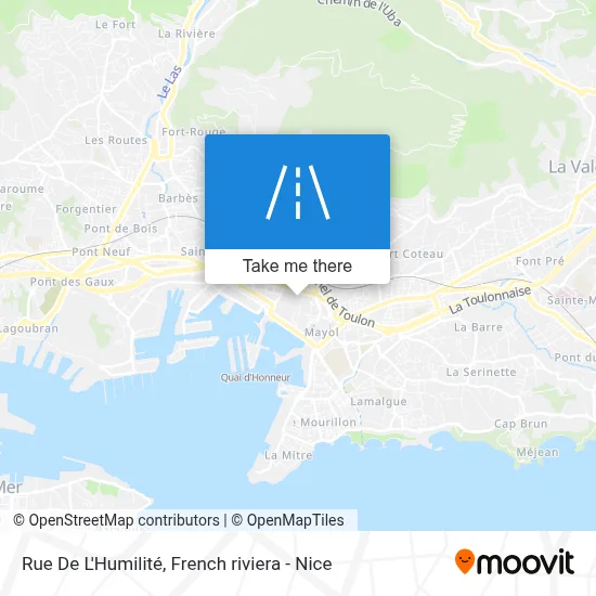 Rue De L'Humilité map