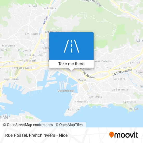 Mapa Rue Possel