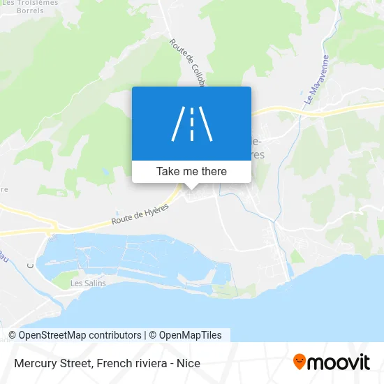 Mapa Rue Mercure