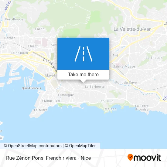 Rue Zénon Pons map