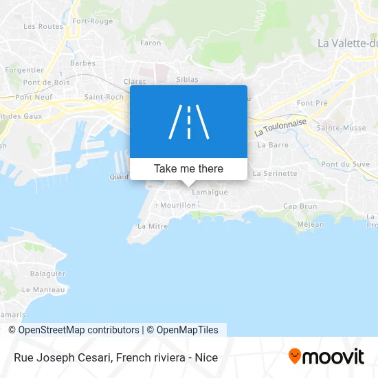 Rue Joseph Cesari map