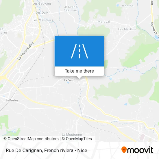 Rue De Carignan map