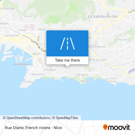 Rue Diane map