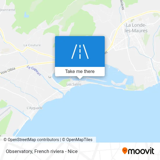 Observatoire map