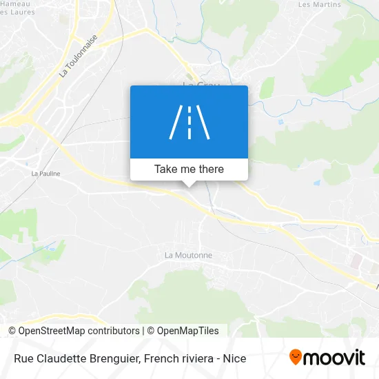 Rue Claudette Brenguier map