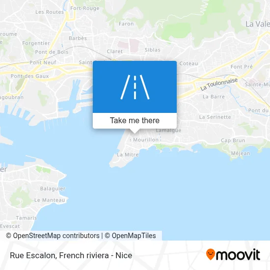 Rue Escalon map