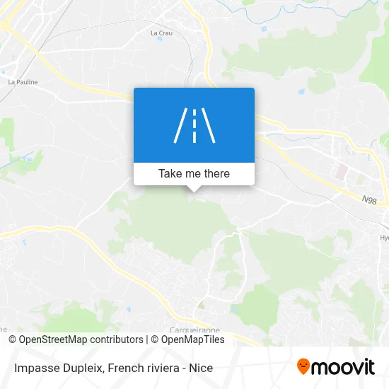 Impasse Dupleix map