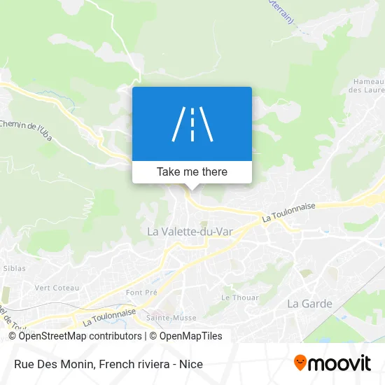 Rue Des Monin map