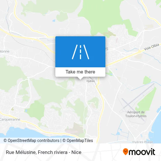 Rue Mélusine map