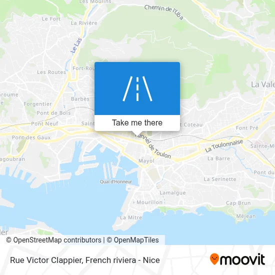 Rue Victor Clappier map