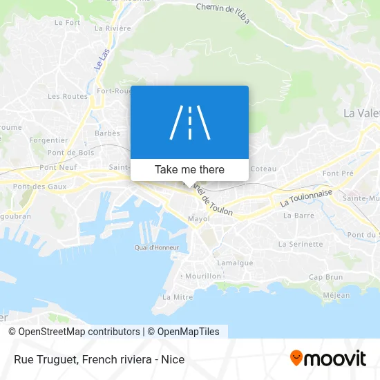 Rue Truguet map