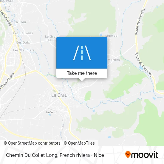 Chemin Du Collet Long map
