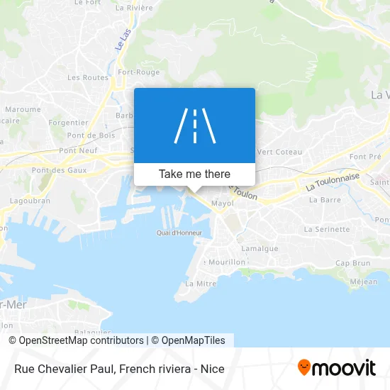 Mapa Rue Chevalier Paul