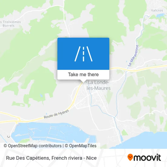 Rue Des Capétiens map