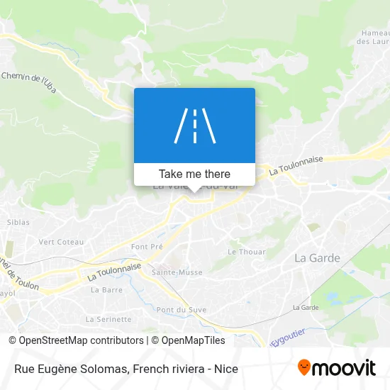 Rue Eugène Solomas map