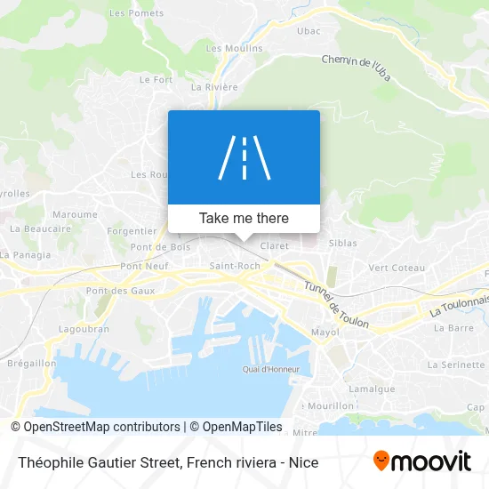 Rue Théophile Gautier map