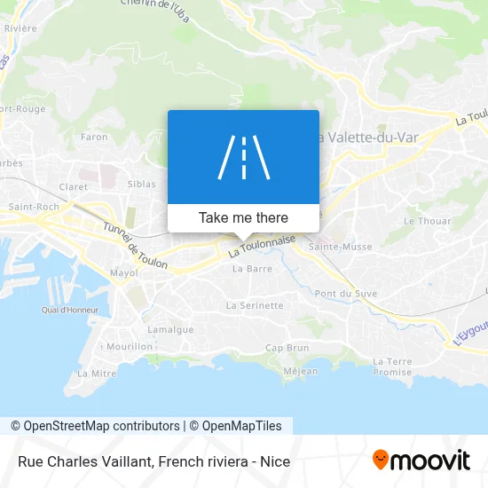 Rue Charles Vaillant map