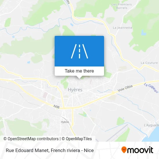 Rue Edouard Manet map