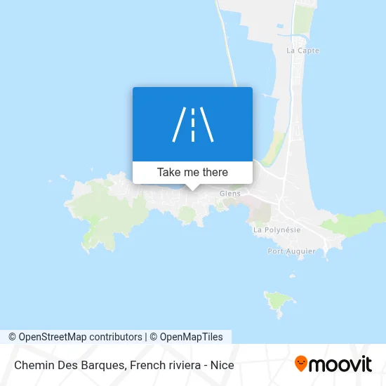 Chemin Des Barques map