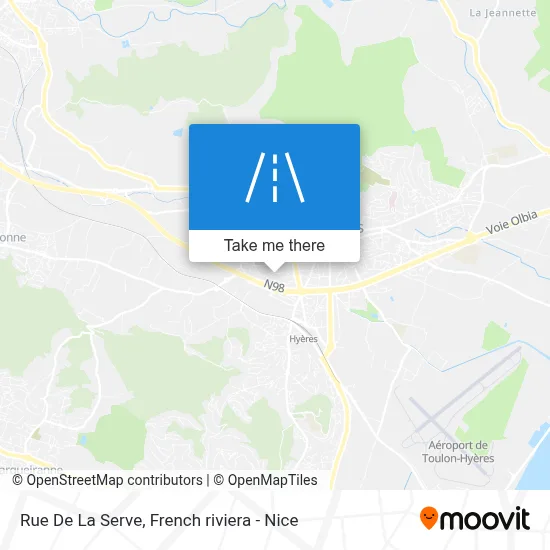 Rue De La Serve map