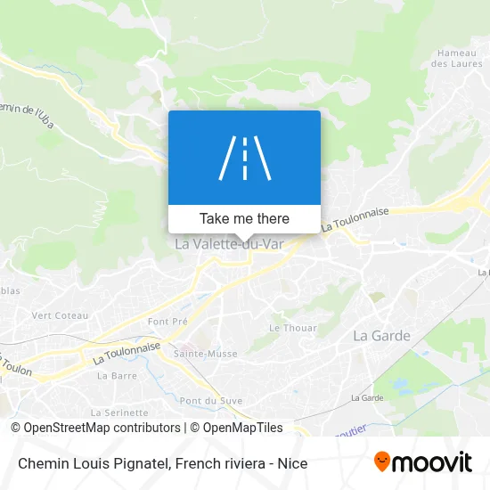 Chemin Louis Pignatel map