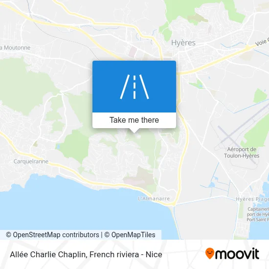 Allée Charlie Chaplin map