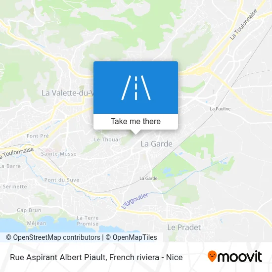 Rue Aspirant Albert Piault map