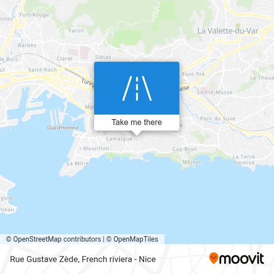 Rue Gustave Zède map
