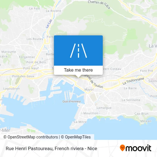 Rue Henri Pastoureau map