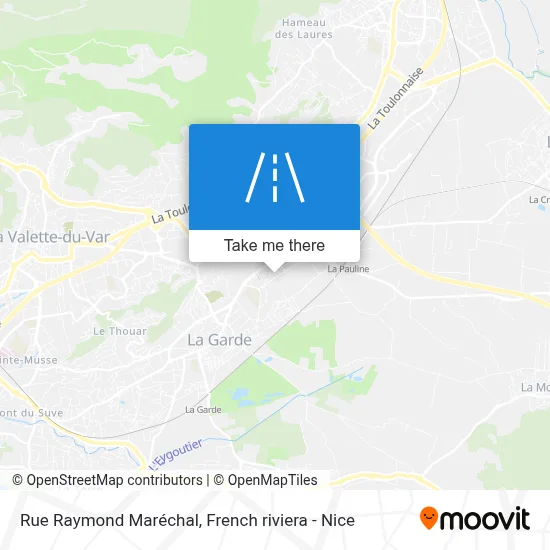 Rue Raymond Maréchal map